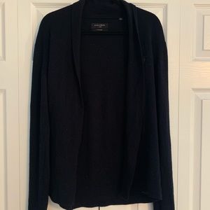 All Saints men’s Merino Wool Cardigan